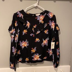 Tucker + Tate floral ruffled kids blouse
